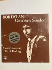 Bob Dylan 7" Gotta Serve Somebody (SOMENTE CAIXA JUKE)/Gonna Change My Way (FRA) RARO comprar usado  Enviando para Brazil