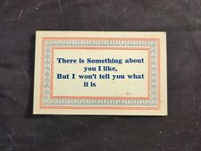 Vintage postcard theres for sale  Nashville