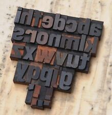 Alphabet letterpress wooden for sale  Shipping to Ireland