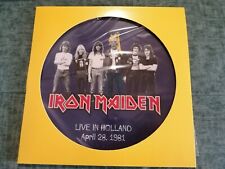 IRON MAIDEN "LIVE IN HOLLAND APRIL 28. 1981" LP PICTURE.  comprar usado  Enviando para Brazil