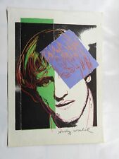 Sérigraphie andy warhol d'occasion  Tulle