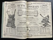 Timbri macchine tipografiche. usato  Italia