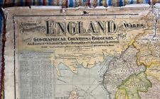 Antique wall map for sale  STAMFORD