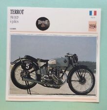 TERROT 350 HCP 4 Paliers 1936 Moto Fiche de Collection Atlas Image Photo comprar usado  Enviando para Brazil