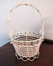 White wire basket for sale  Springboro