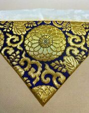 JAPANESE BUDDHIST ALTAR CLOTH UCHiSHiKi BROCADE FLORAL 24K GOLD THREAD BUTSUDAN, used for sale  Shipping to South Africa