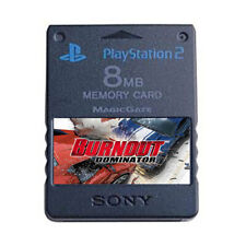 Burnout Dominator PS2 Cartão De Memória Oficial Desbloqueado Salva, usado comprar usado  Enviando para Brazil