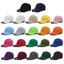 Used, Classic Adjustable Baseball Snapback Hat Men Women Plain Flat Hip Hop Cap Visor for sale  Shipping to South Africa