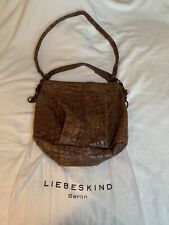 Liebeskind brown leather for sale  Shipping to Ireland