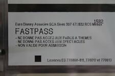 Fastpass disney d'occasion  Tourcoing