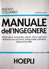 Manuale dell ingegnere. usato  Italia