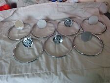 Chrome towel rings for sale  BOLTON