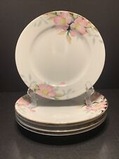 Usado, Pratos de jantar de porcelana Noritake Azalea 19322 acabamento dourado 10". Conjunto de (5). comprar usado  Enviando para Brazil