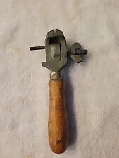 Vintage USA Wood Handle Jewelers Gunsmith Hand Held Vice Clamp Tool Machinist for sale  Shipping to South Africa