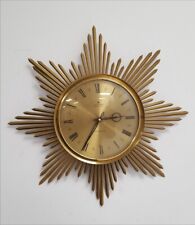 sunburst clock for sale  RUGBY