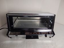 Vintage Chrome GE Deluxe Toast-R-Oven Toaster Oven A8T93B Works for sale  Shipping to South Africa