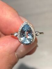 aquamarine ring for sale  BRADFORD