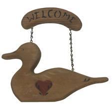 Vtg wooden duck for sale  Bellevue