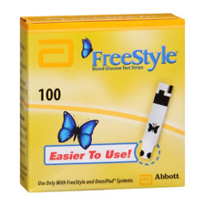 100 FREESTYLE TEST STRIPS - FREE SHIPPING - 4+ MONTHS EXP for sale  Shipping to South Africa
