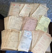 Vtg Antique Paper Lot - Ephemera Advertising Receipt Billhead Beer Junk Drawer A for sale  Shipping to South Africa