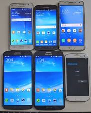Lot of (6) Samsung Cellphones - Mixed Carriers - Power on Tested only for sale  Shipping to South Africa