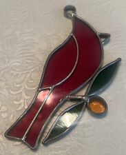 stained glass cardinal for sale  Ballwin