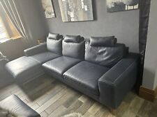 three leather sofa seat for sale  MANCHESTER