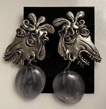 Goat earrings stone for sale  Easton
