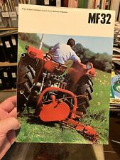 Rare Massey Ferguson MF 32 mower tractor brochure 135 165 175 185 tractor for sale  Shipping to South Africa