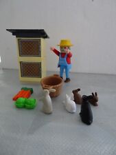 Playmobil fermier lapins d'occasion  Sorbiers