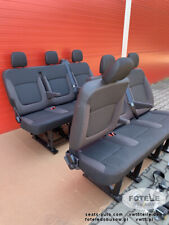 CONJUNTO assento banco triplo Fiat Talento Trafic Opel Vauxhall Vivaro NV300 cintos assentos comprar usado  Enviando para Brazil