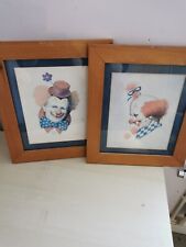 Two colourful clown for sale  WORTHING