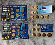 Monety euro Luxembourg 2007, pozłacane 24 karat,  na sprzedaż  PL