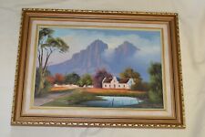 Used, Edelweiss Diedericks Signed original oil painting, South African Cape scene for sale  Shipping to South Africa