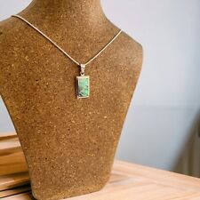 Green pendant necklace for sale  LONDONDERRY