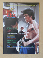 Revista Bruce Lee Forever original con póster, usado segunda mano  Embacar hacia Argentina