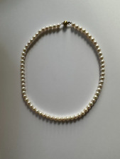 Perlenkette weiß 5cm gebraucht kaufen  Wiesbaden