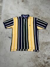 Vintage lata 90-te Tommy Hilfiger w paski wielokolorowa koszulka polo na sprzedaż  PL