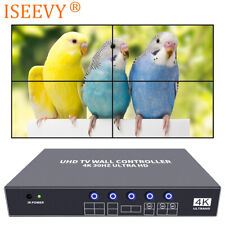 Controlador de parede de vídeo UHD 2x2 1x2 1x3 1x4 processador de parede TV 4K para 4 emendas de TV, usado comprar usado  Enviando para Brazil