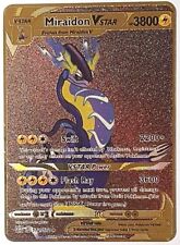 Pokemon cartas douradas de metal sólido Arceus Vmax Mega Charizard Pikachu Illustrator comprar usado  Enviando para Brazil