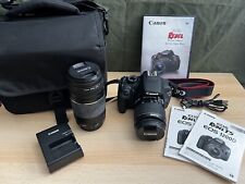 Canon EOS Rebel T5 (1200D) Set:18-55mm + 75-300mm Lens, Accessories, Camera Bag for sale  Shipping to South Africa