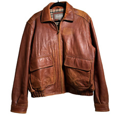 mens jacket vgc leather brown for sale  Grants Pass