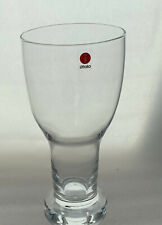 Iittala Verna Beer Glass 180mm heigh Kerttu Nurminen Design Discontinued myynnissä  Leverans till Finland