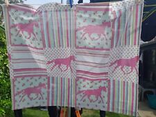 Pair curtains pink for sale  LOWESTOFT