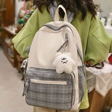Mochila de viagem escolar mochila moda faculdade legal xadrez mochila feminina bolsa para laptop comprar usado  Enviando para Brazil