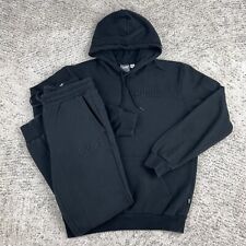 Traje de Sudadera Puma para Hombre Pequeño Pantalones de Sudadera con Capucha Conjunto de Dos Piezas Negro Logotipo segunda mano  Embacar hacia Argentina