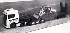 Maisto 11681 - Scania 770 S Big Hauler With 4x4 Bobcat Excavator - White comprar usado  Enviando para Brazil