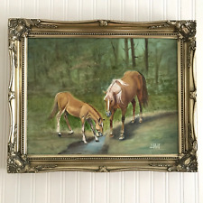 Vintage painting horses for sale  DUNGANNON
