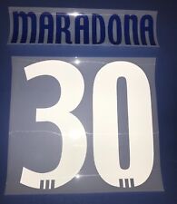 cervia kit MARADONA plastichina blue royal + bianco Nameset maglia calcio adidas usato  Milano