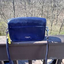 Coach perforated navy for sale  Hamilton